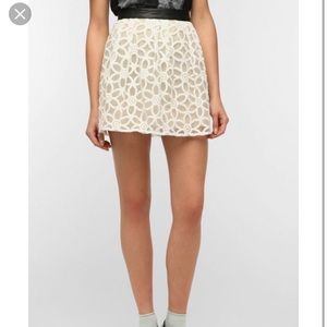 Pins and Needles Floral Overlay Skirt